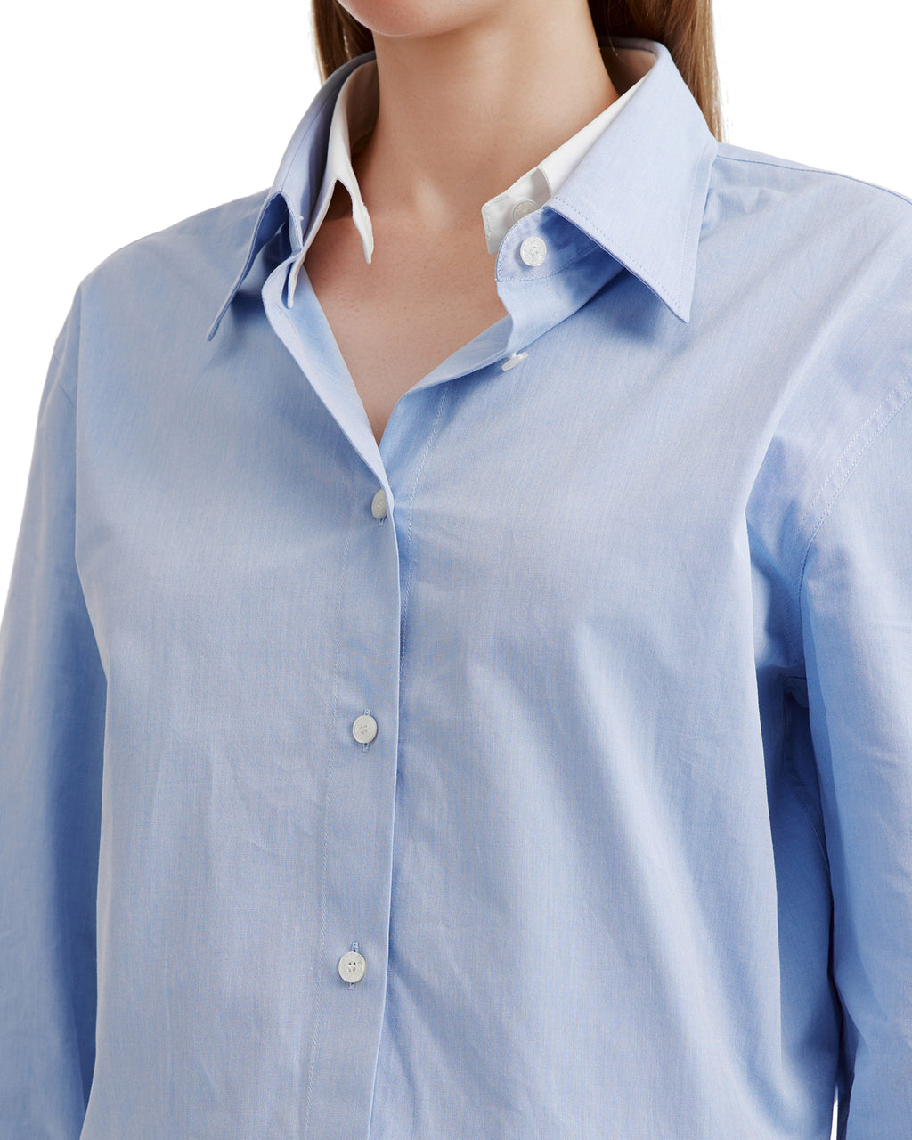 Layered button up shirt