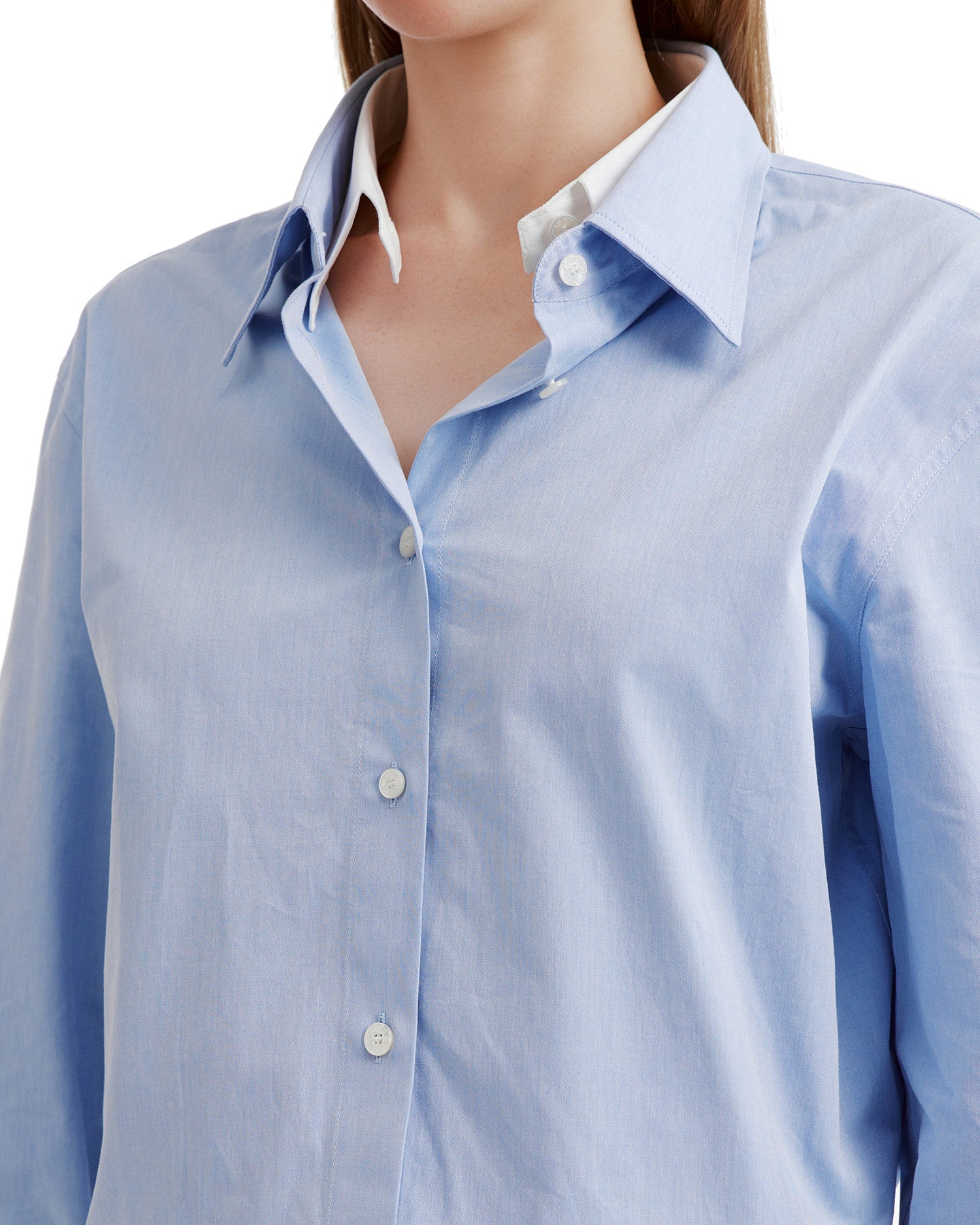 Layered button up shirt