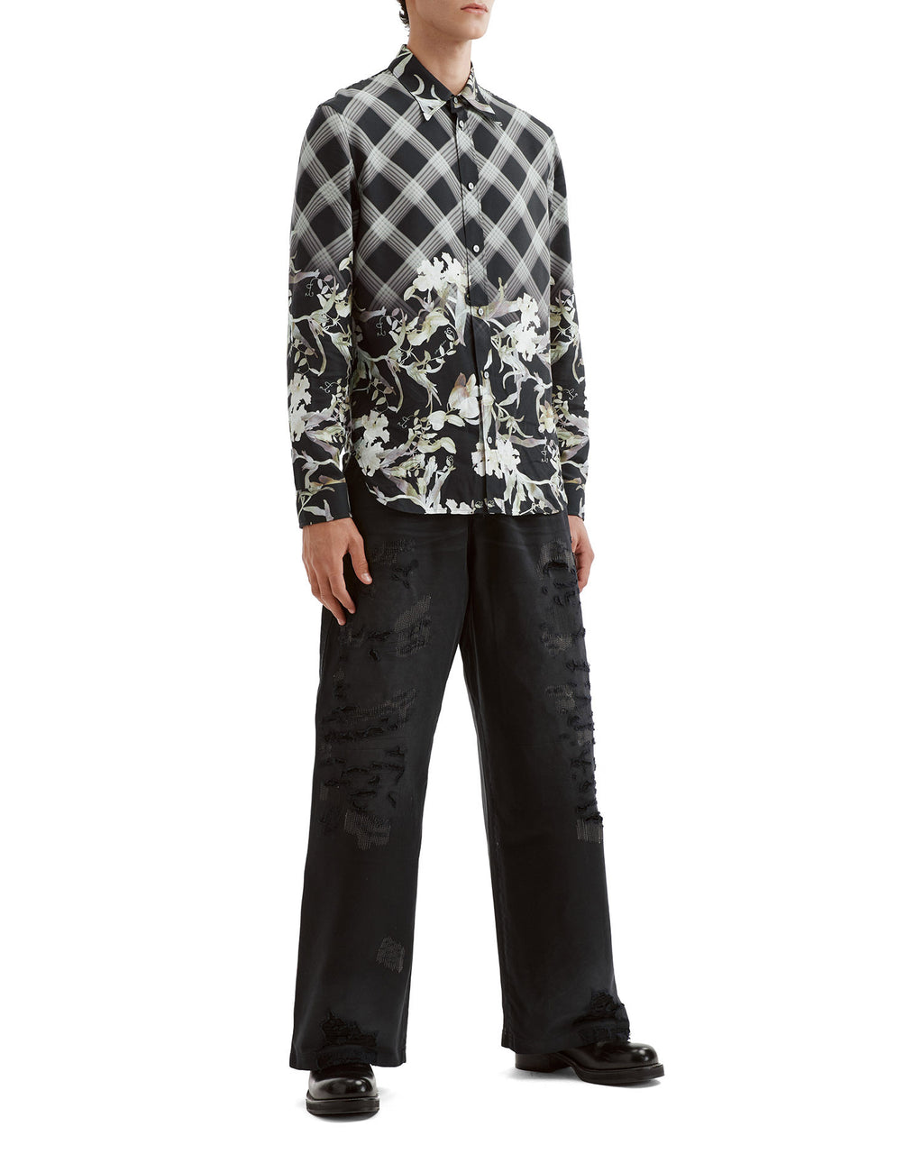 Printed long sleeve shirt