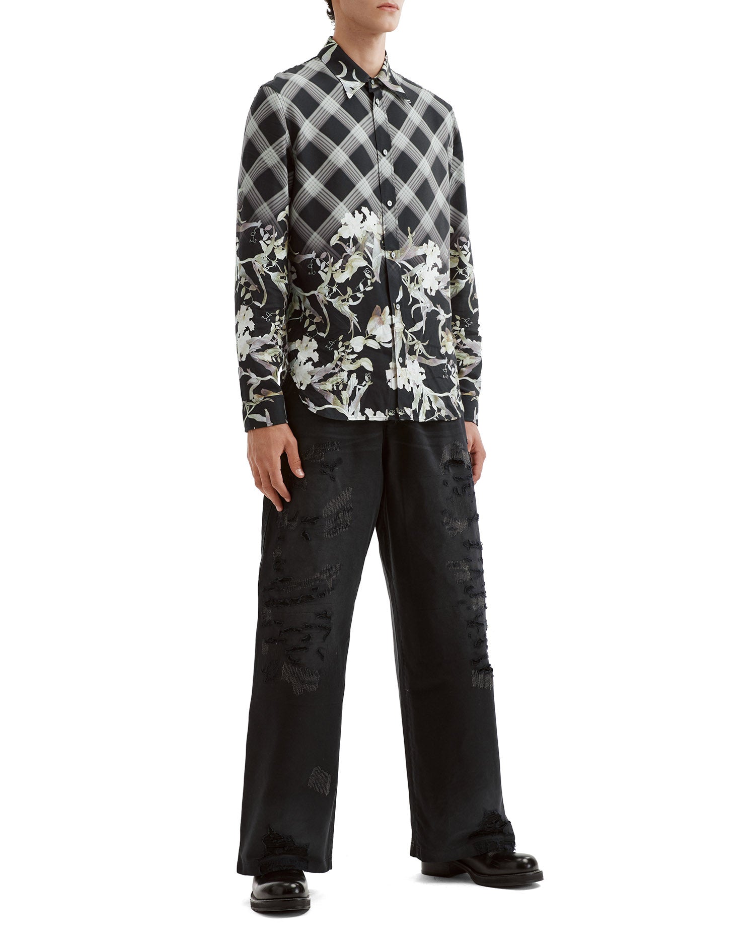 Printed long sleeve shirt