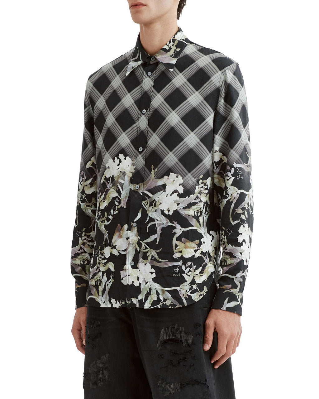 Printed long sleeve shirt