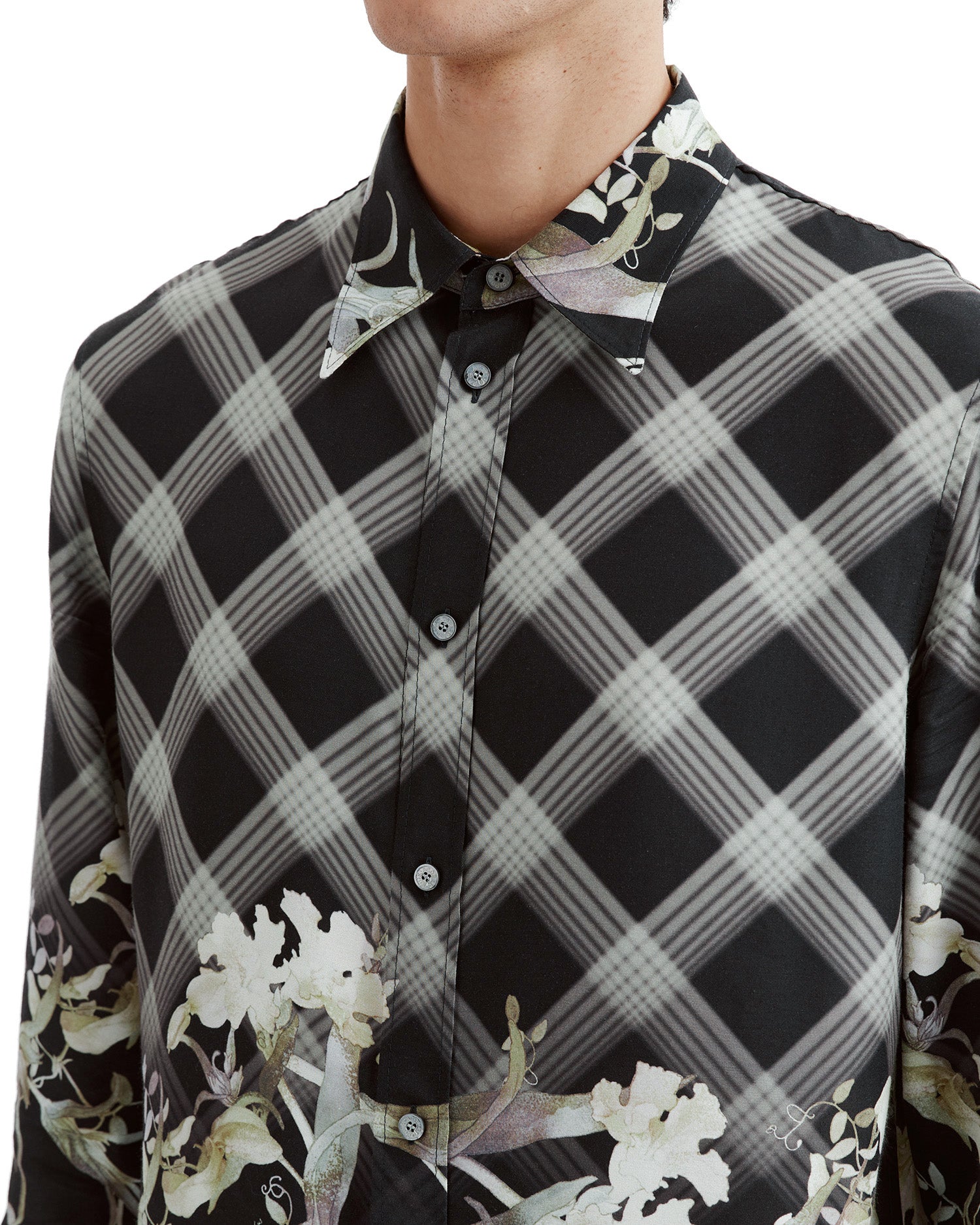 Printed long sleeve shirt