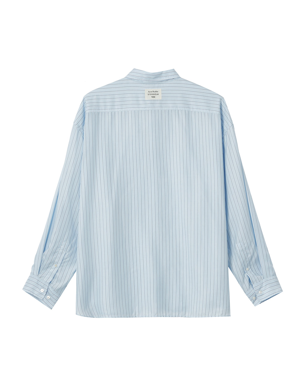 Striped button-up shirt