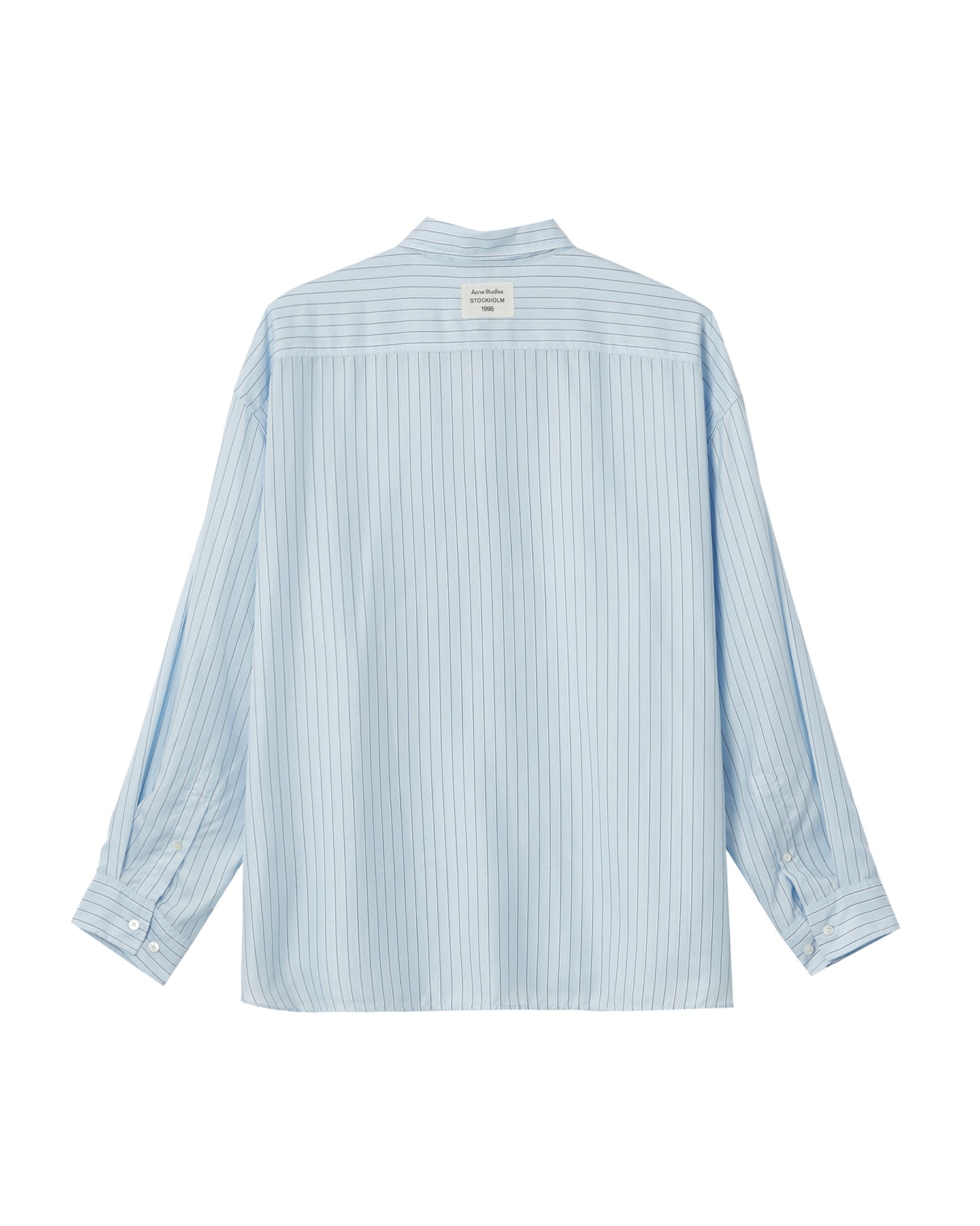Striped button-up shirt