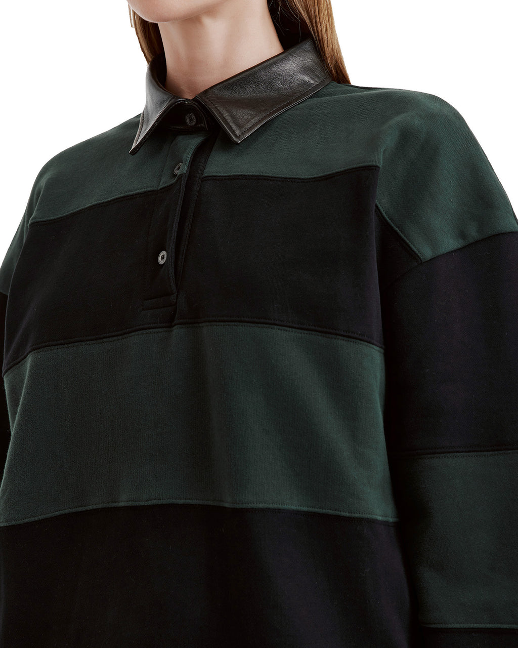 Striped polo shirt