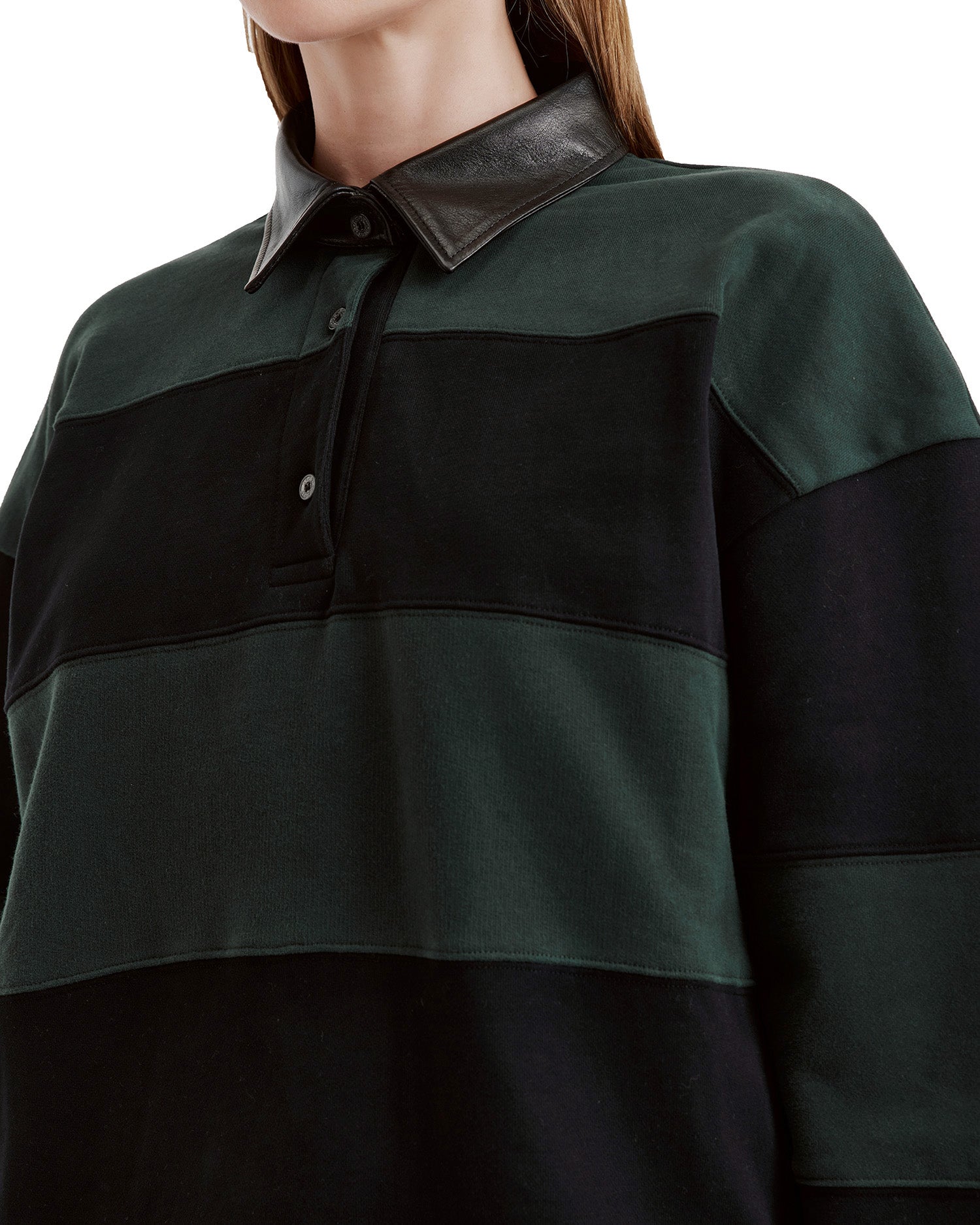 Striped polo shirt