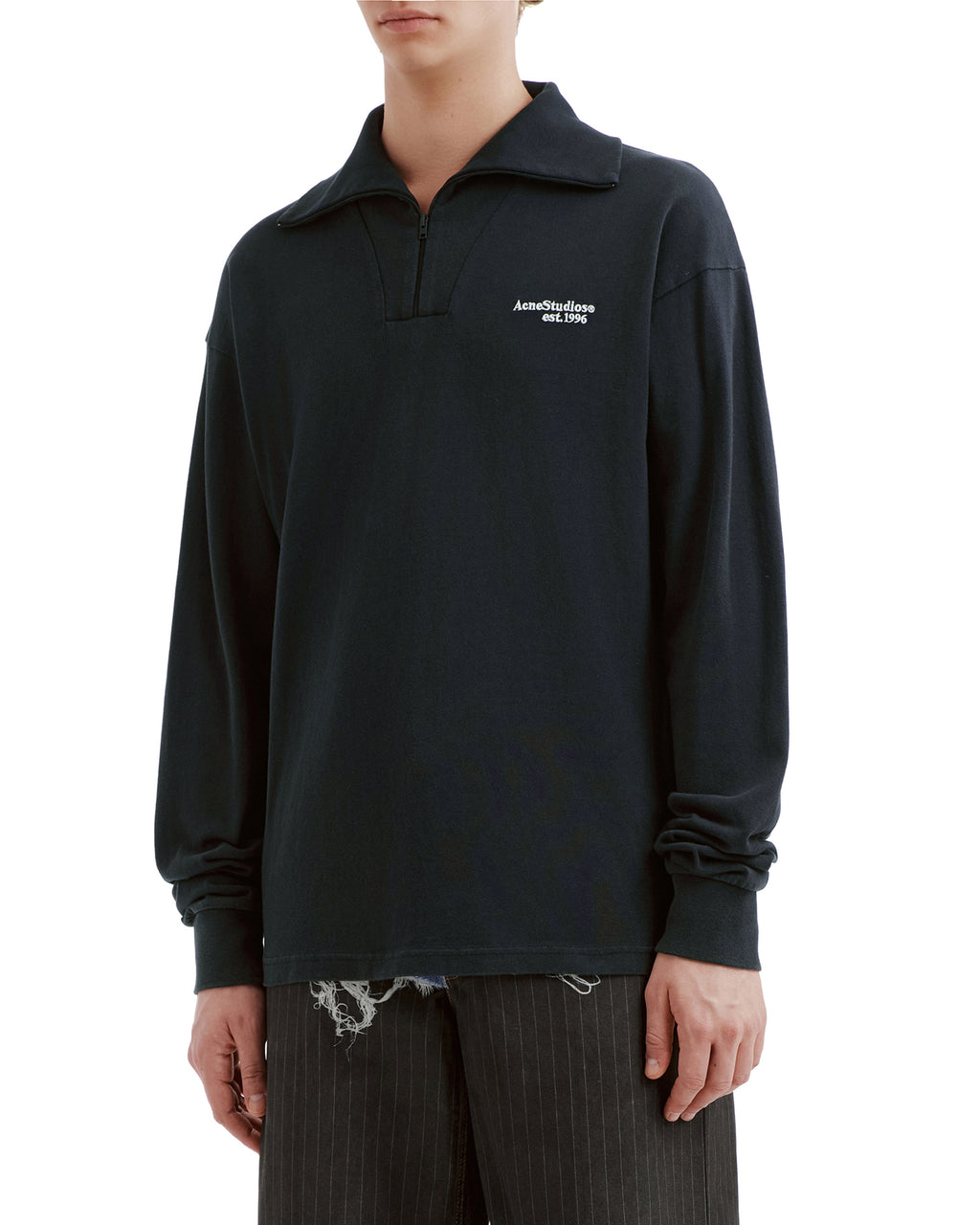 Half-zip logo sweatshirt