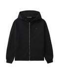 Hooded zipper sweater