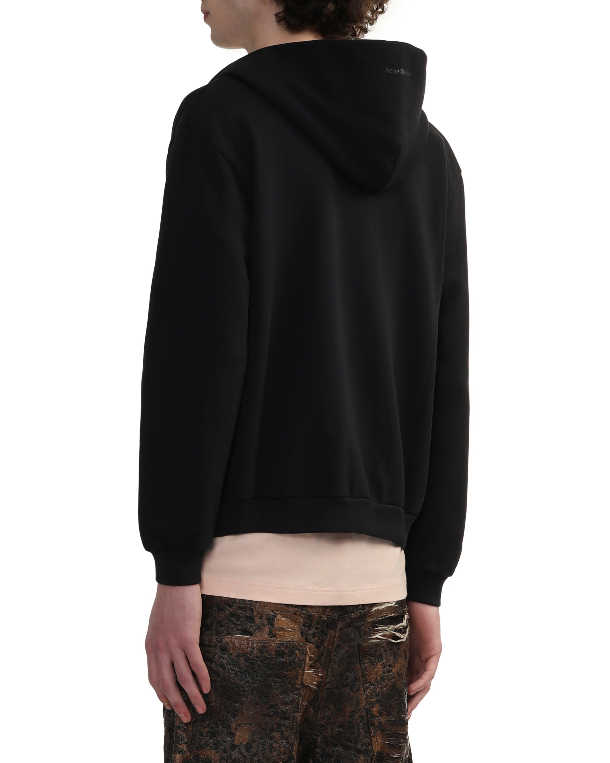 Hooded zipper sweater