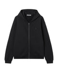 Hooded zipper sweater