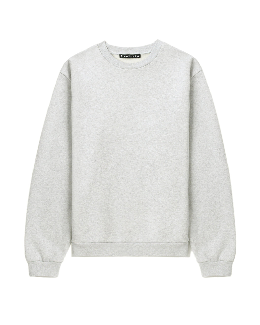 Crew neck fleece sweatshirt