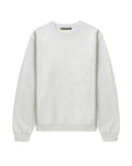 Crew neck fleece sweatshirt