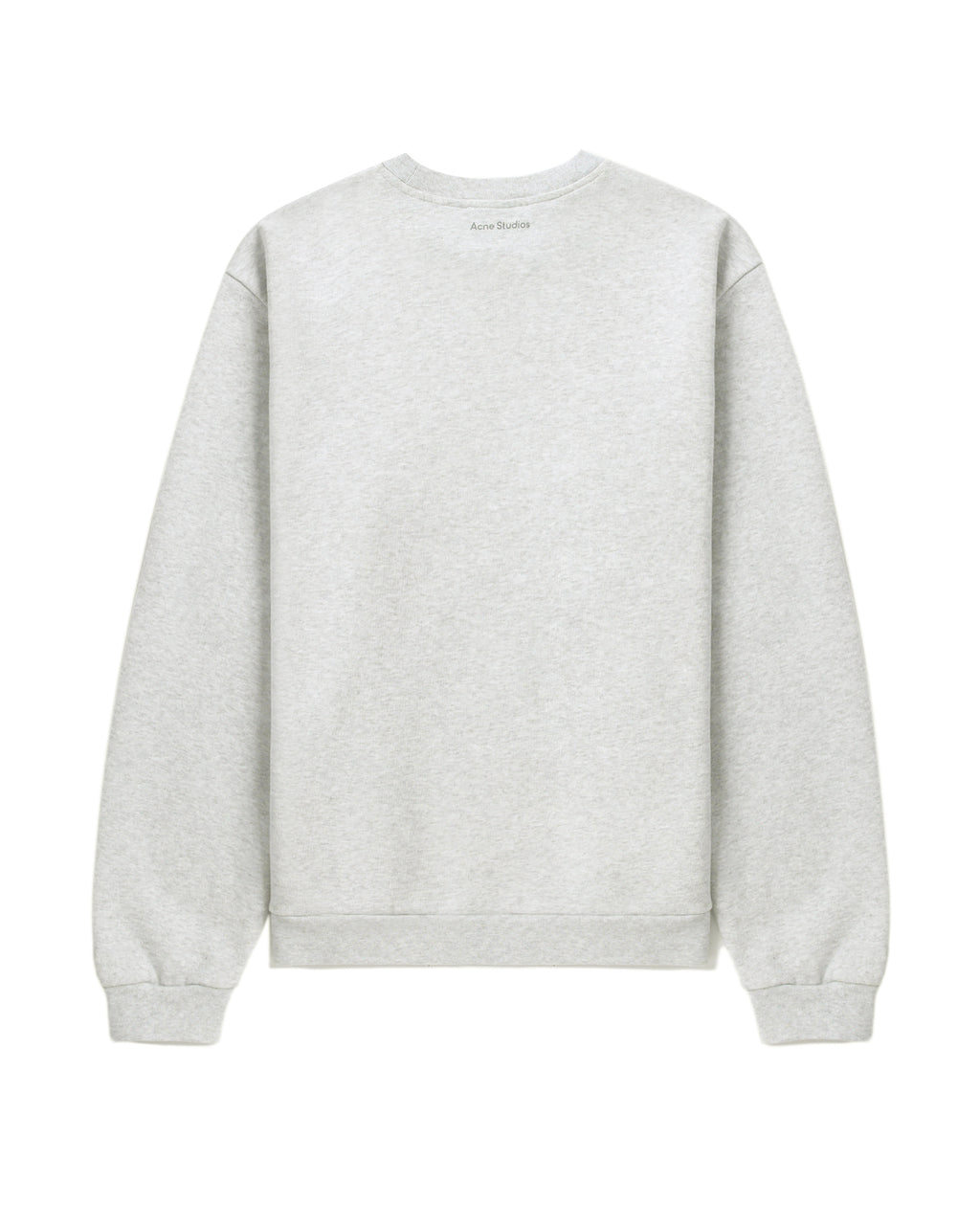 Crew neck fleece sweatshirt