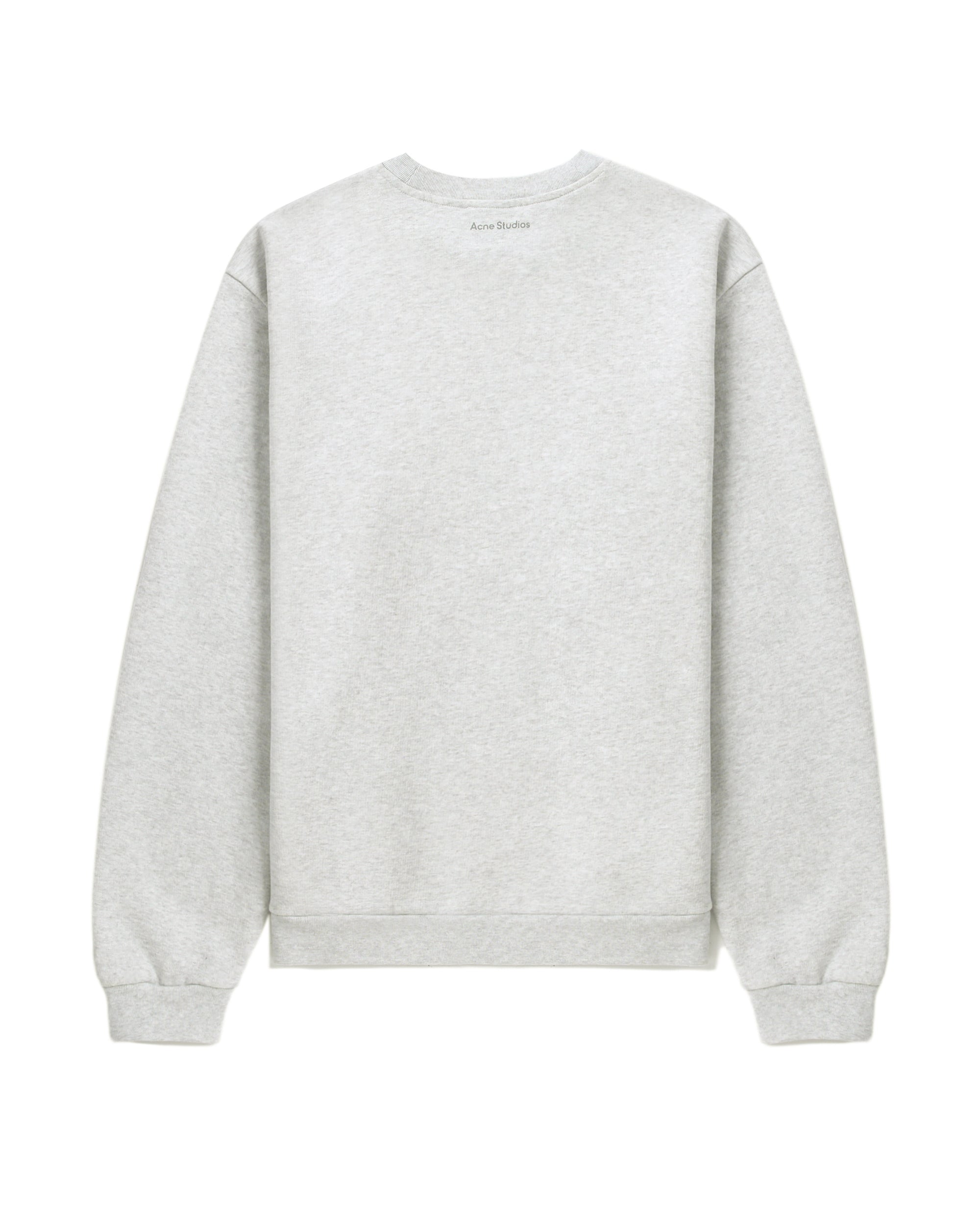 Crew neck fleece sweatshirt