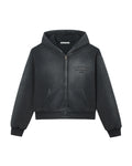 Sprayed zip hoodie