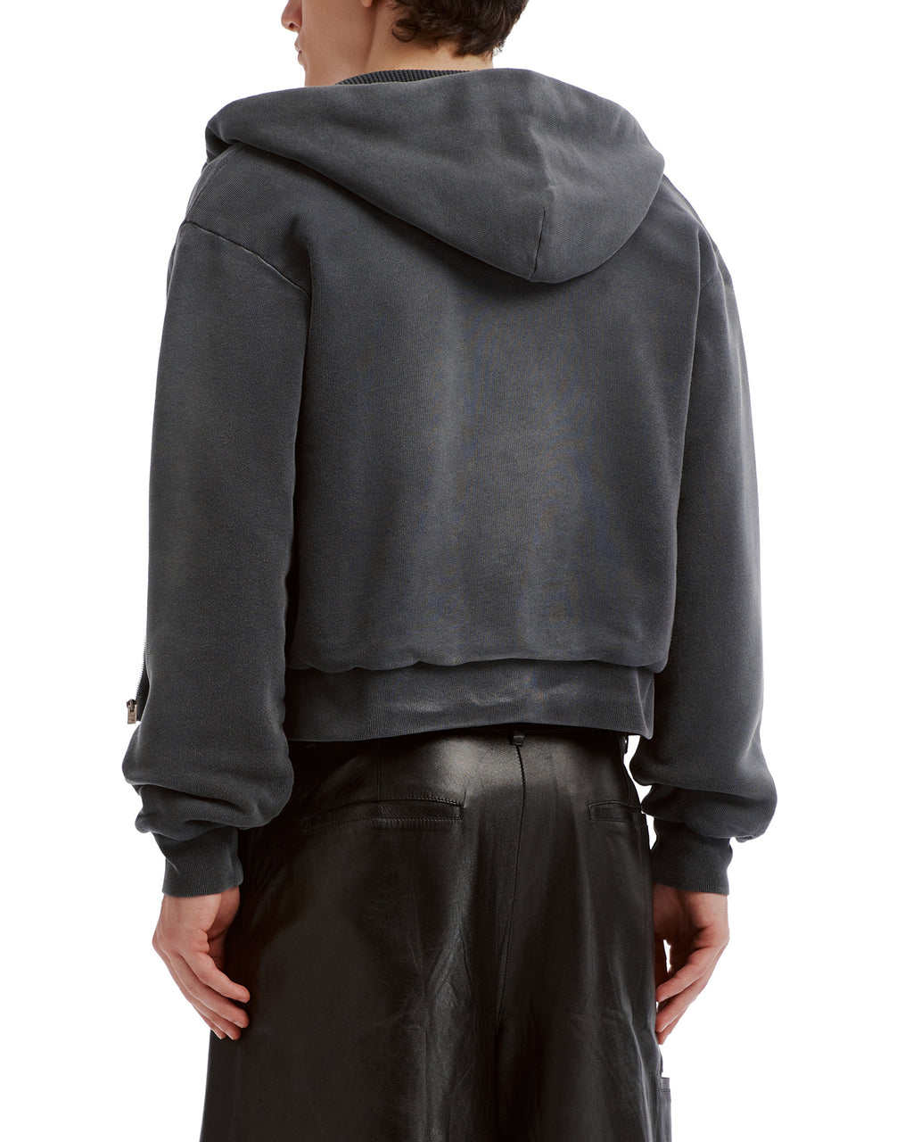 Sprayed zip hoodie