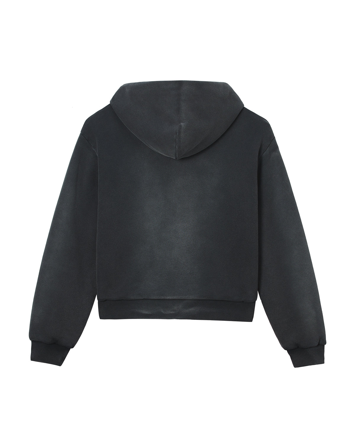 Sprayed zip hoodie