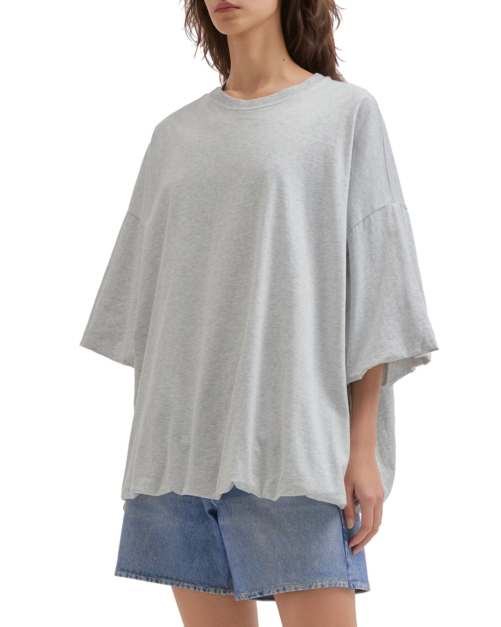 Gathered logo tee