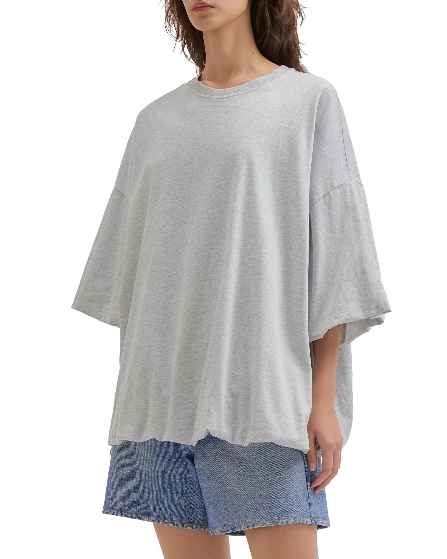 Gathered logo tee