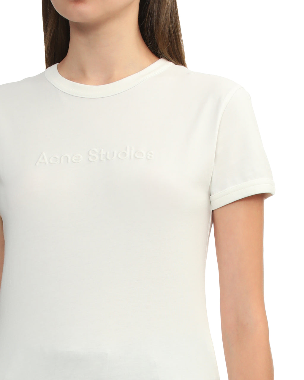 Fitted logo tee