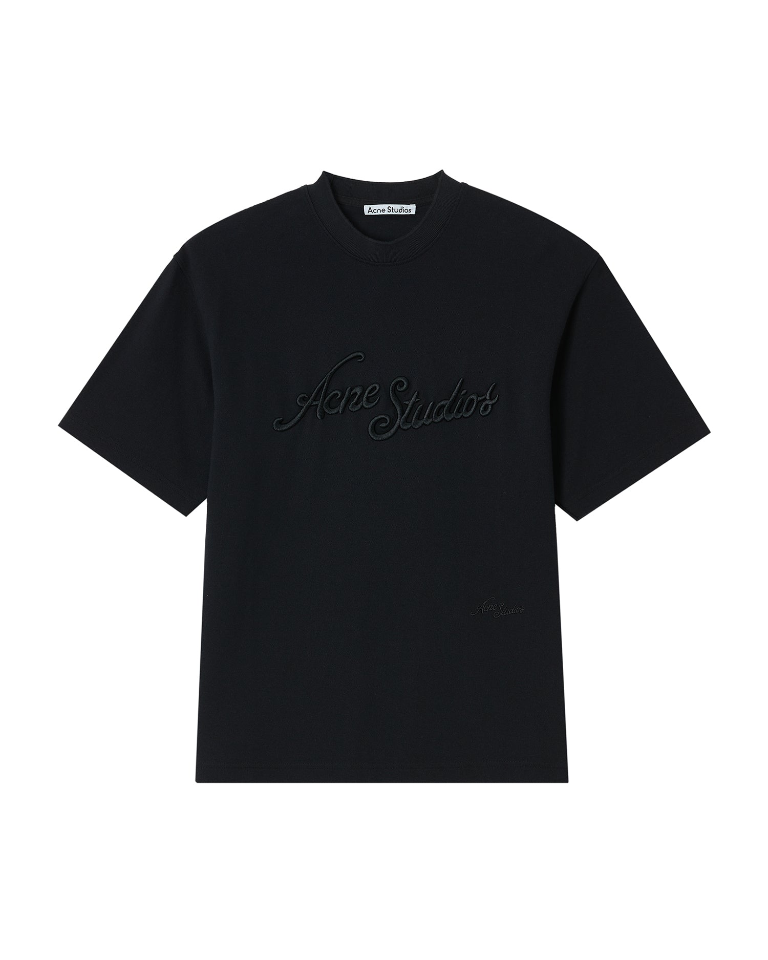 Embroidered logo tee