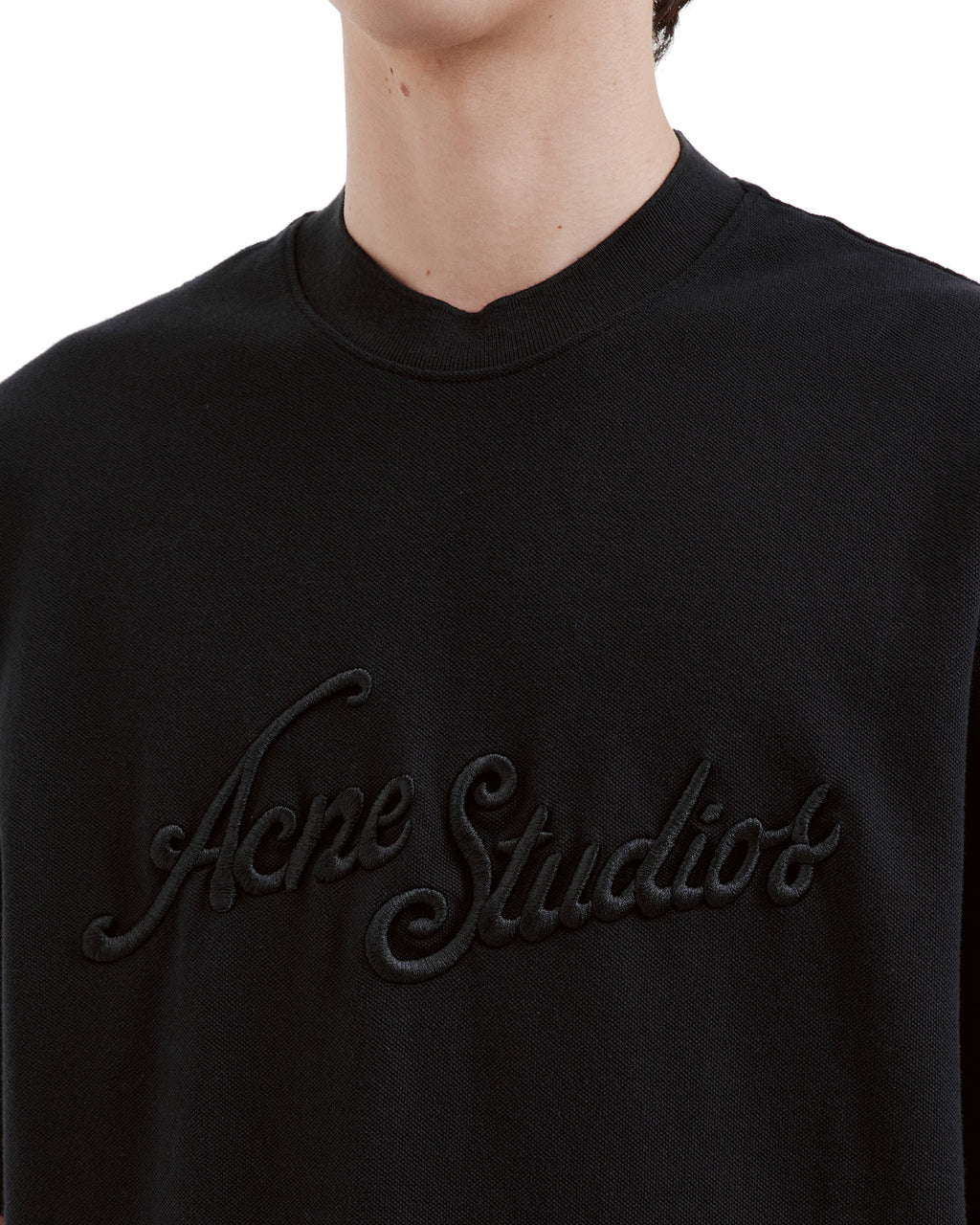 Embroidered logo tee