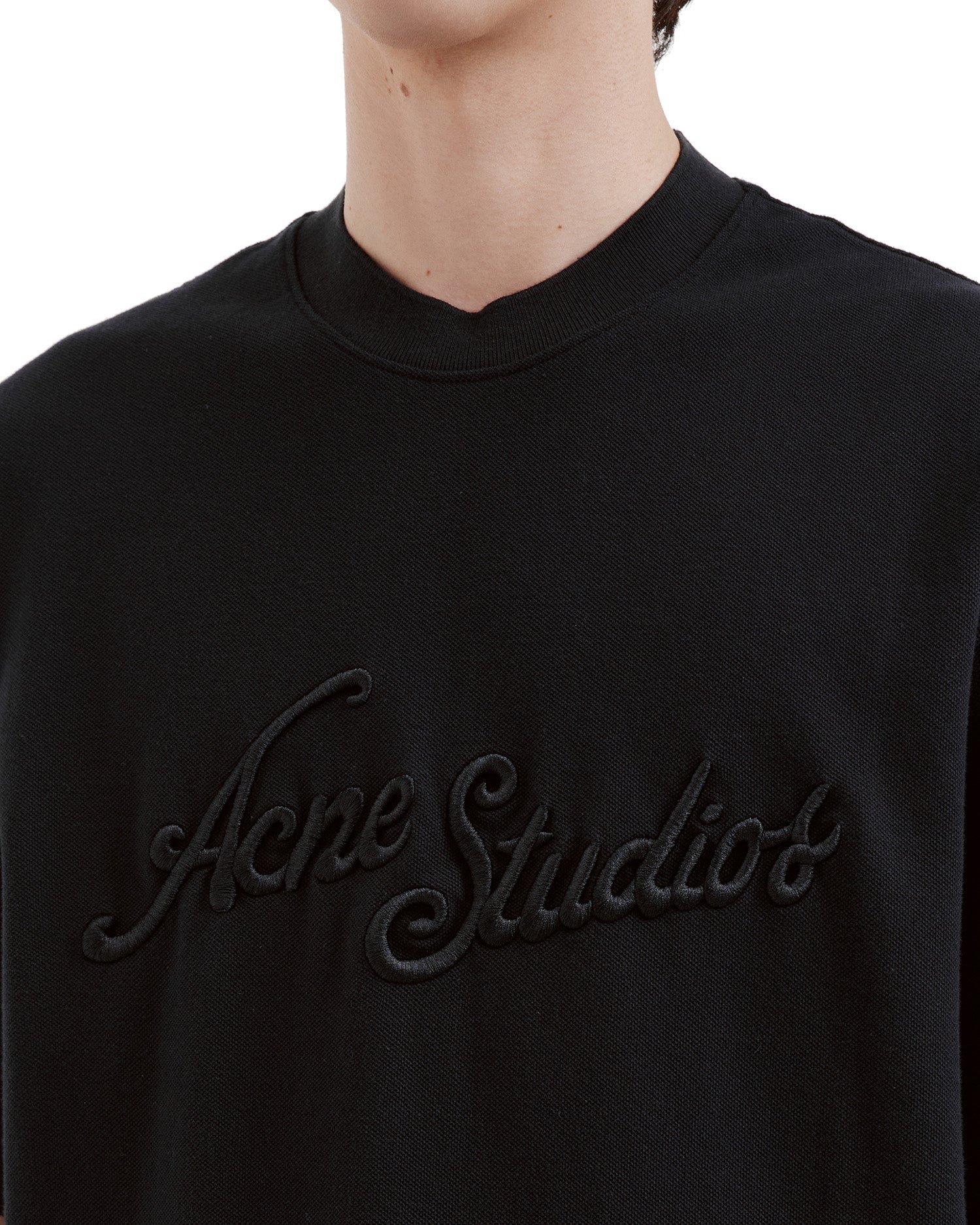 Embroidered logo tee