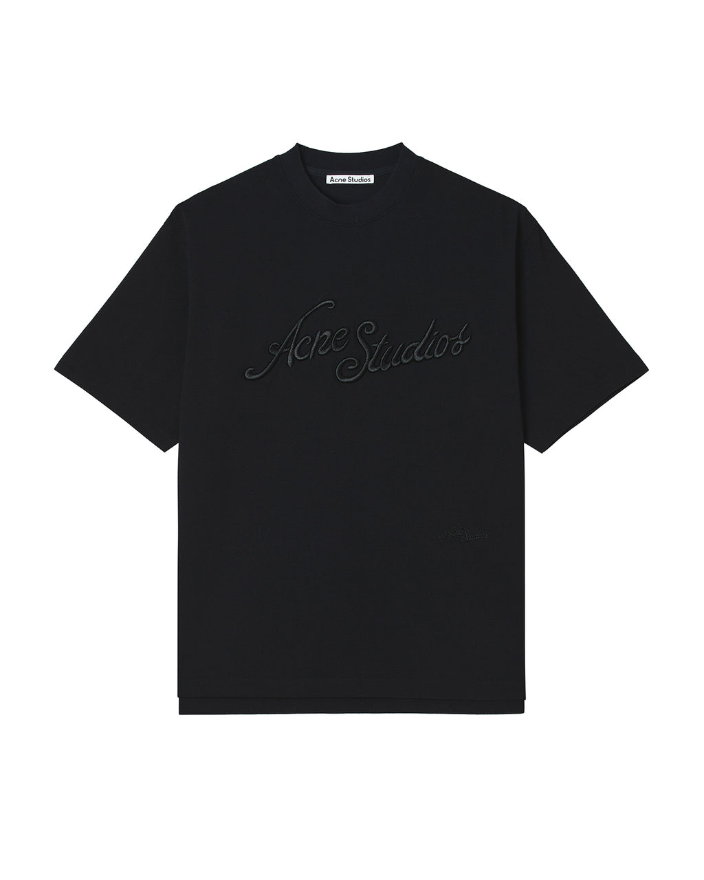 Embroidered logo tee