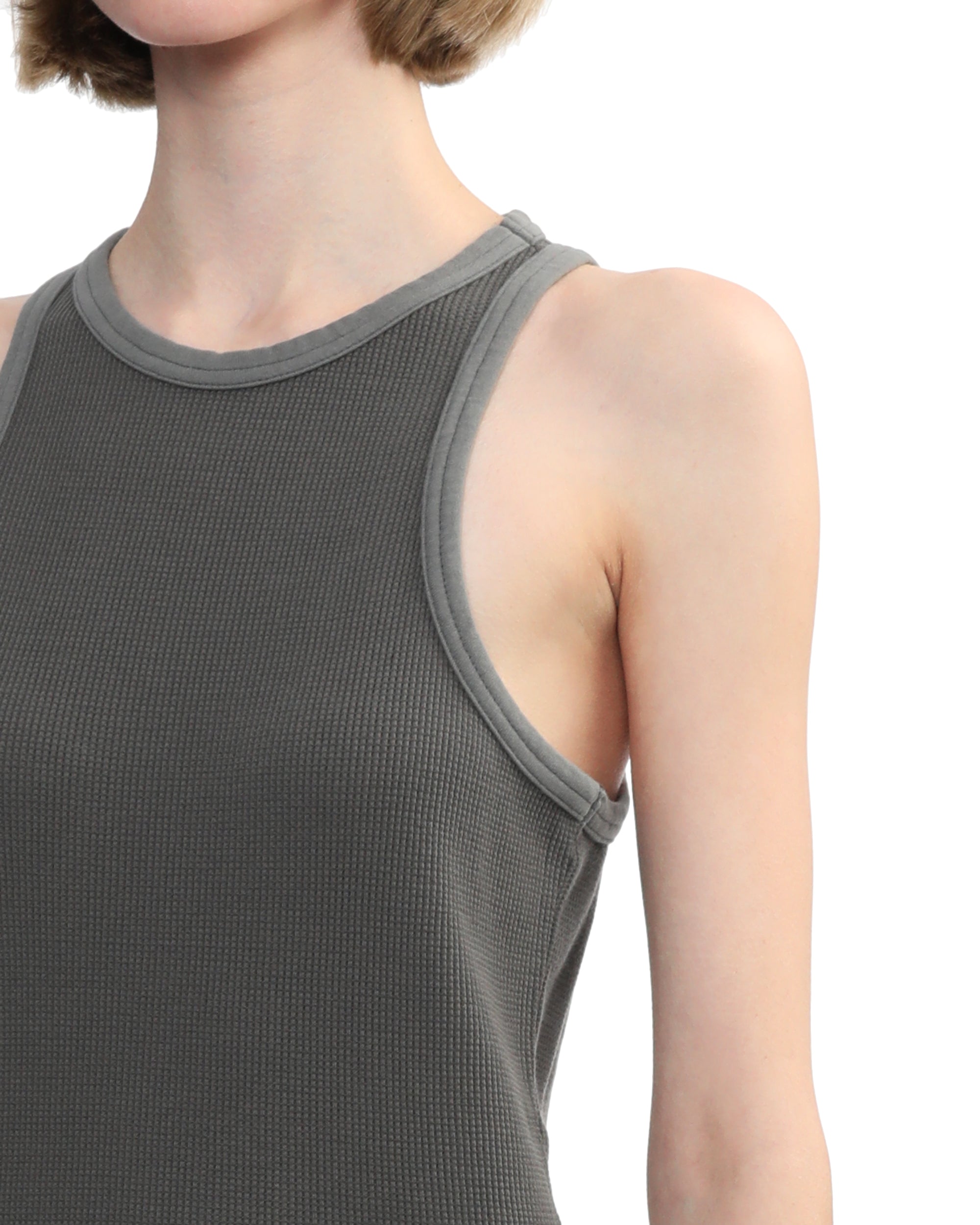 Back logo tank top