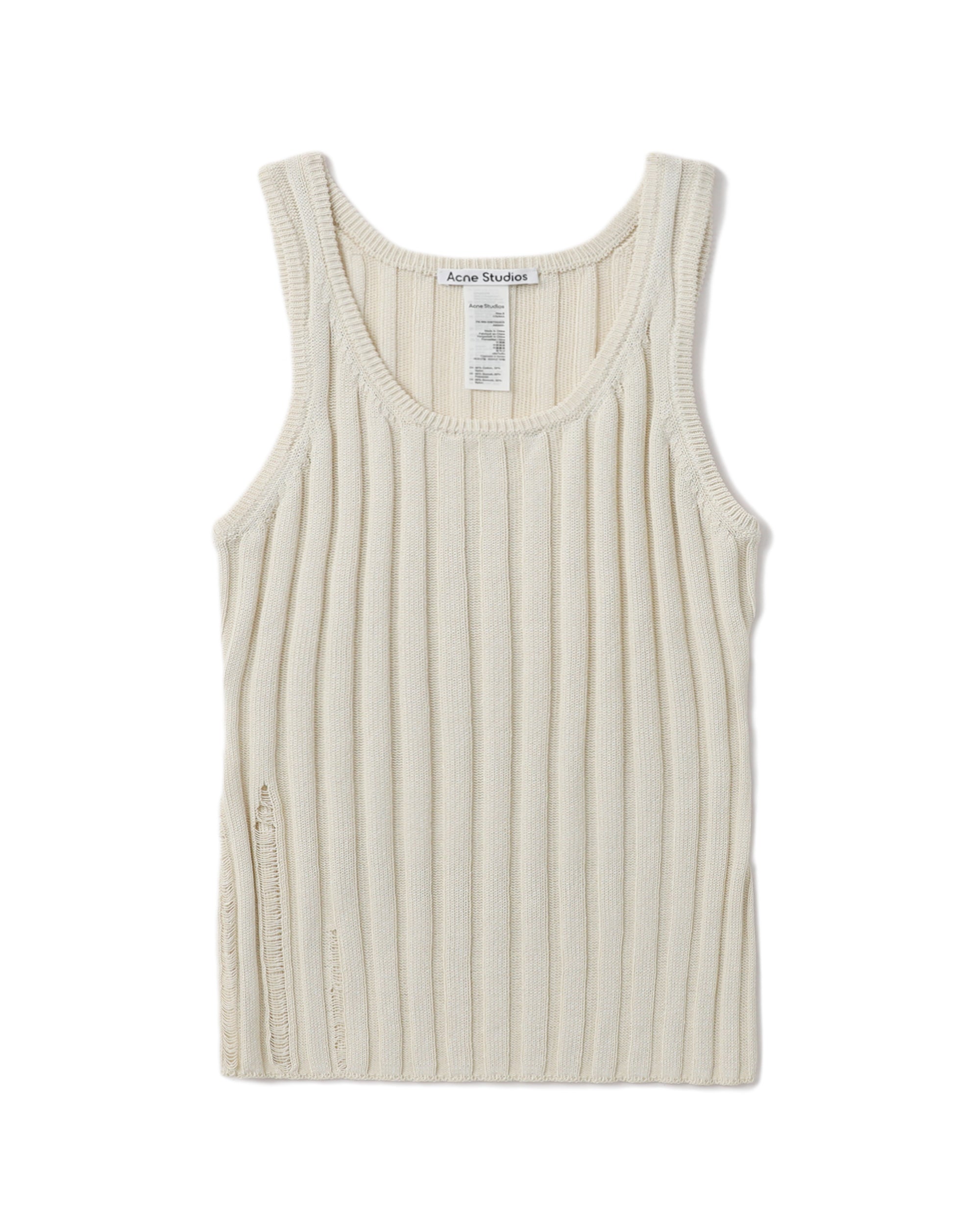 Ribbed tank top