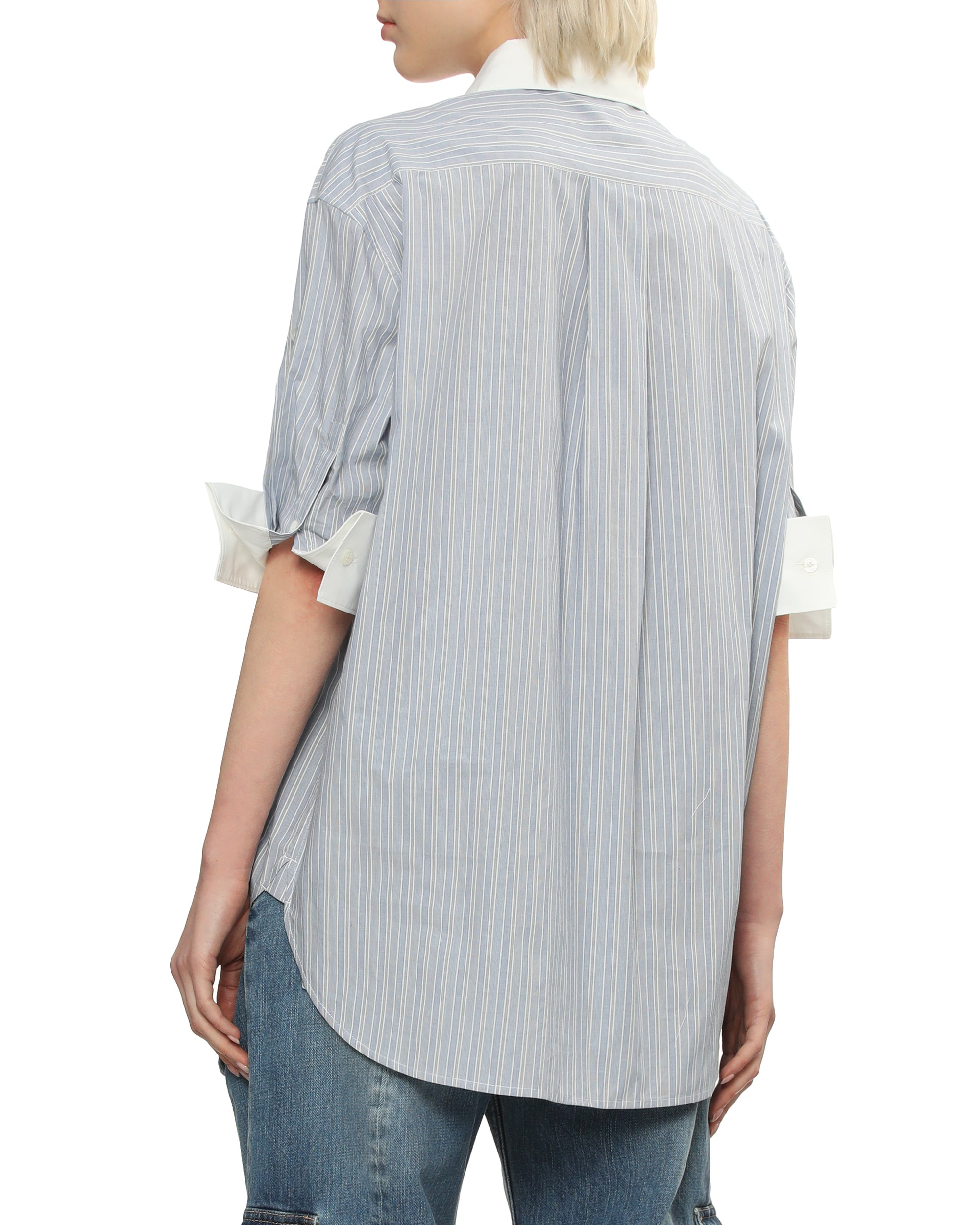 Striped short sleeve shirt
