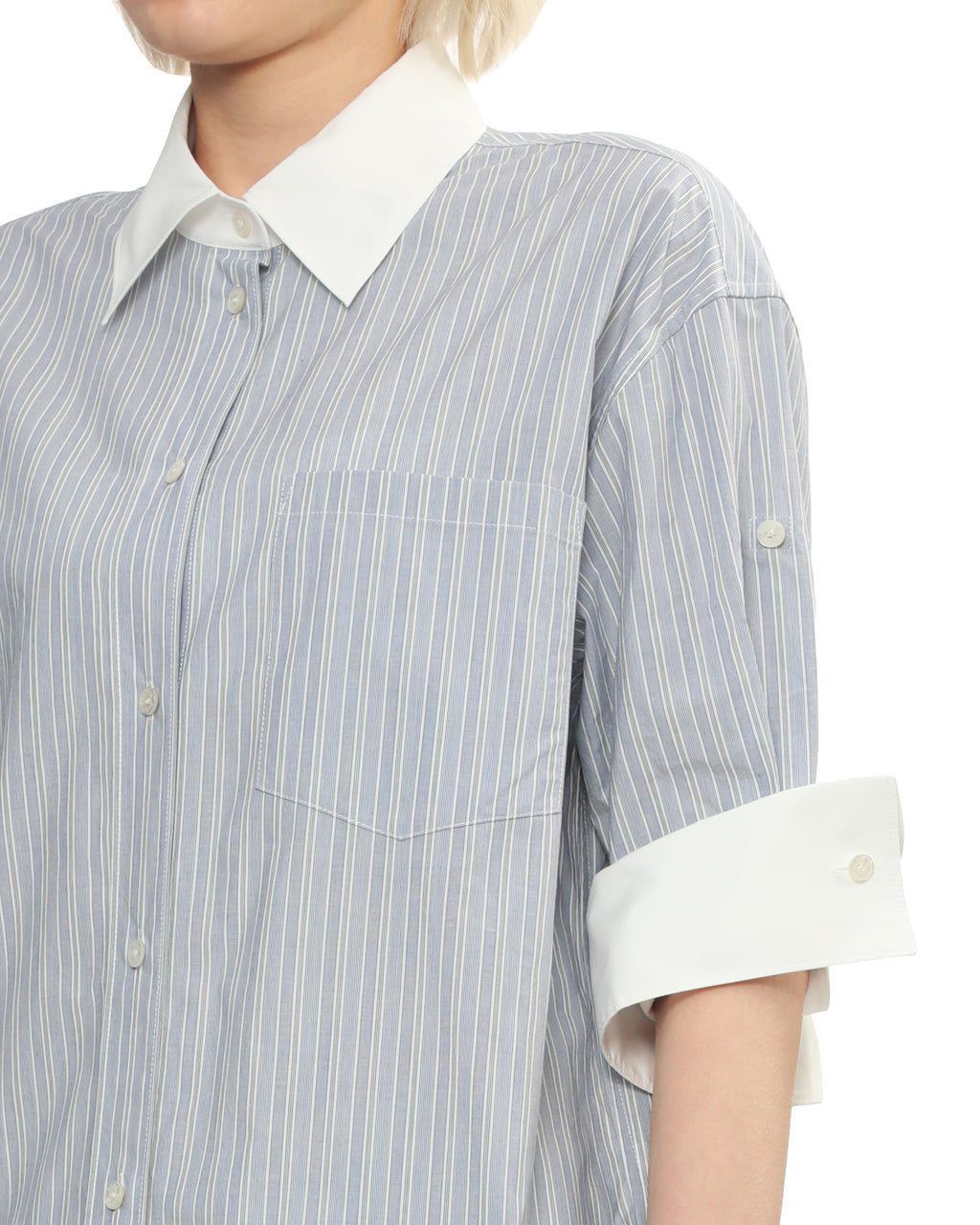 Striped short sleeve shirt