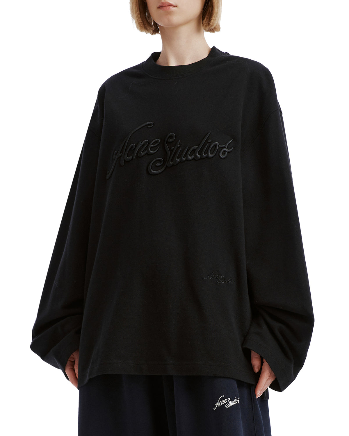 Embroidered logo tee