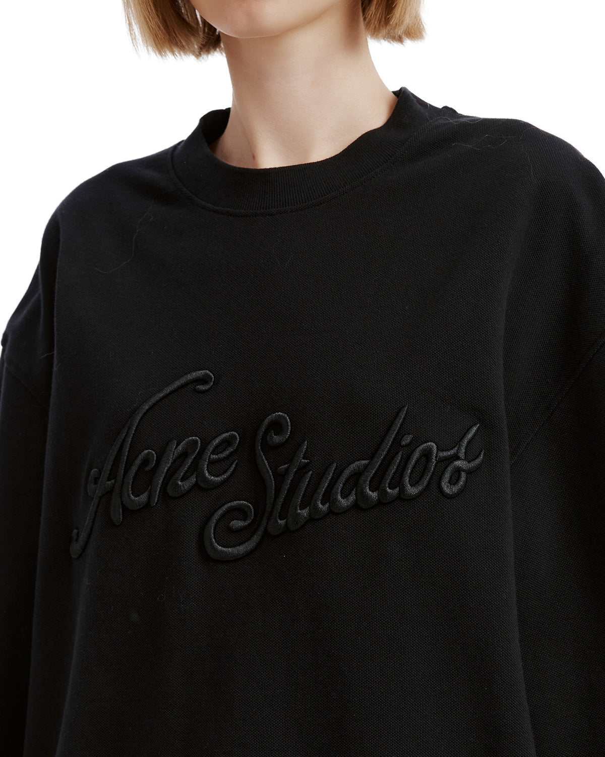 Embroidered logo tee
