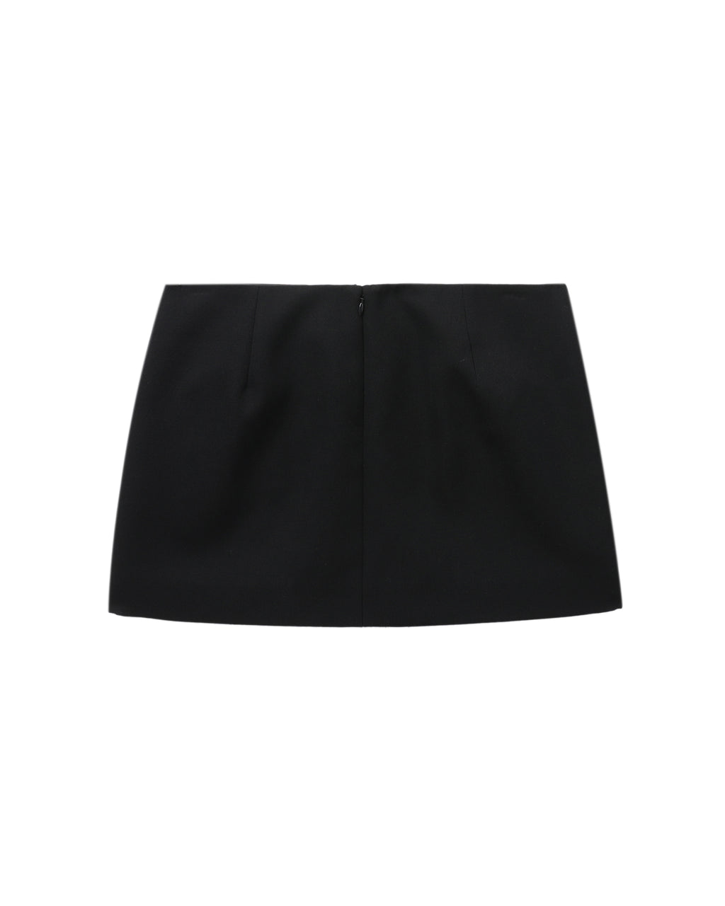 Jumbo crystal-embellished wool miniskirt