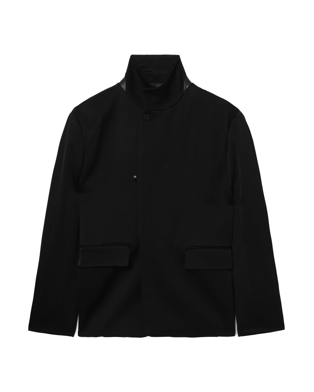 Stand collar blazer