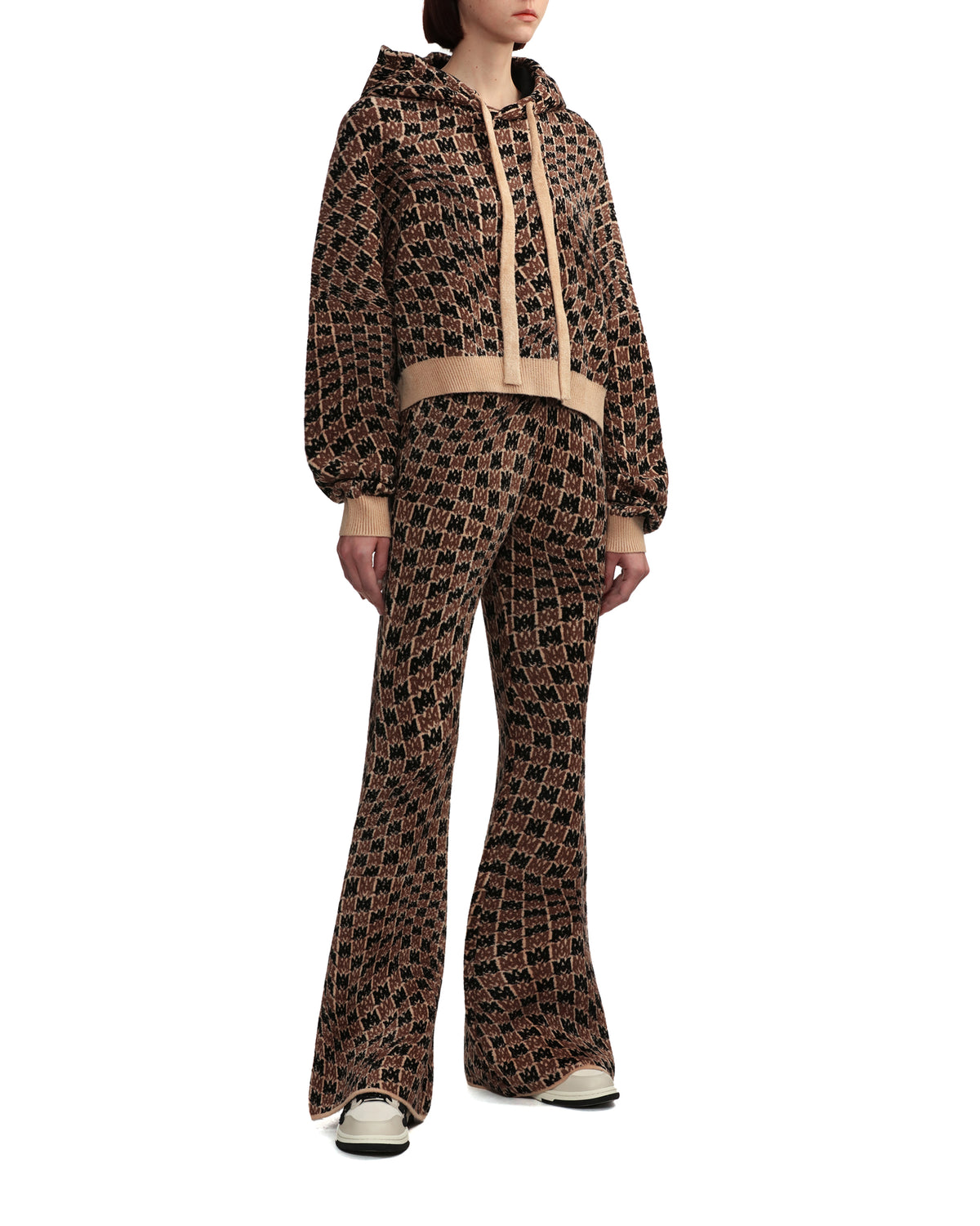 Swirl flared pants