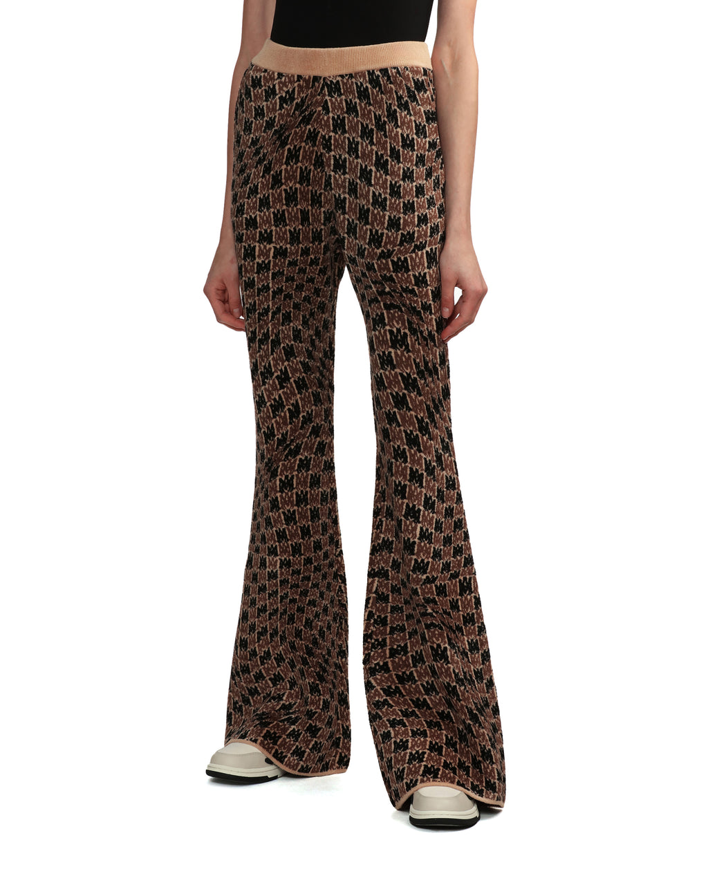 Swirl flared pants