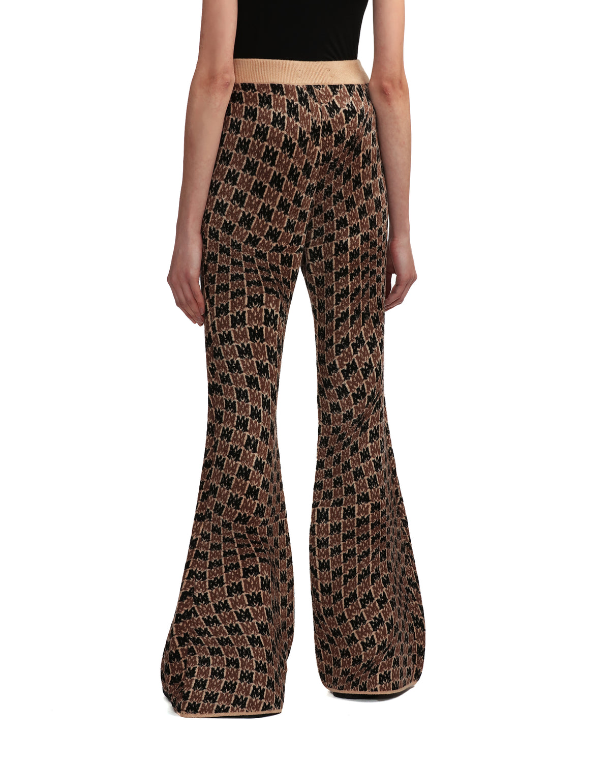 Swirl flared pants