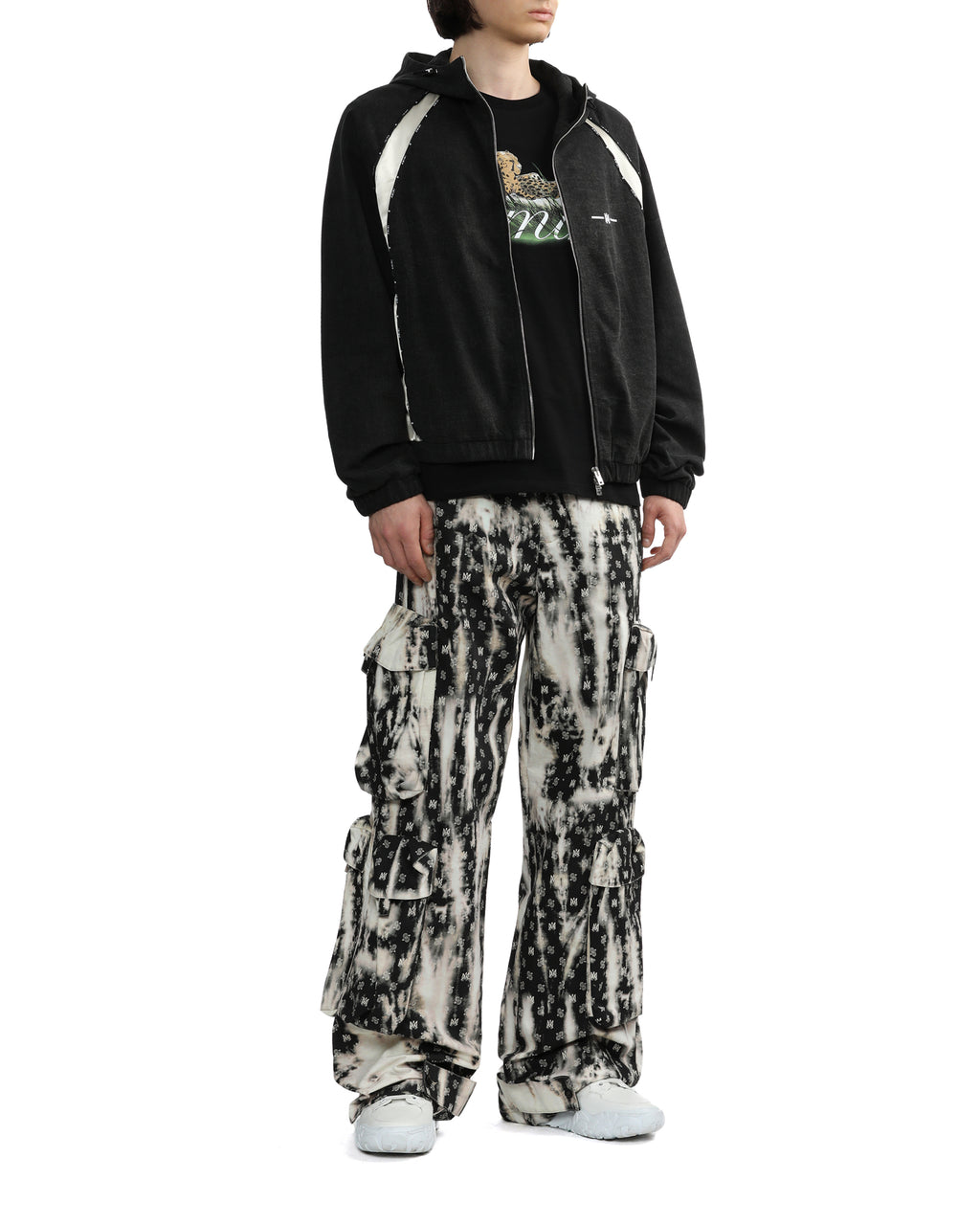 Logo monogram cargo pants