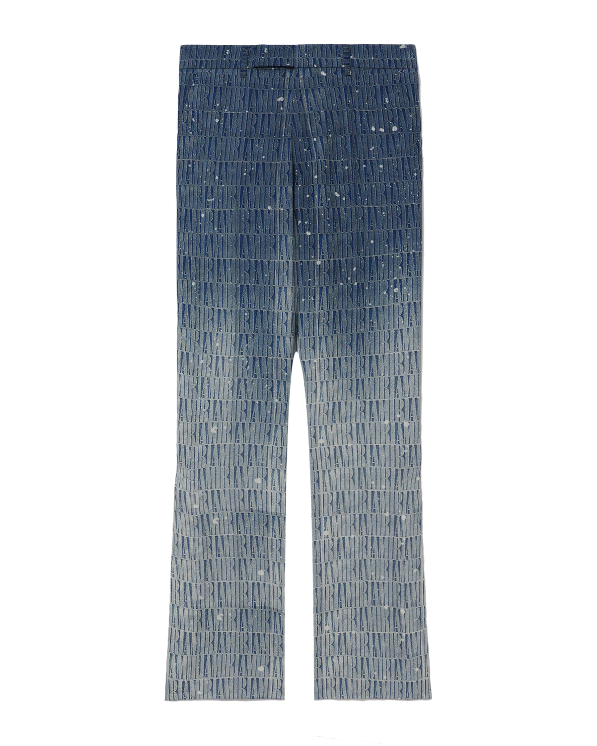 Logo gradient kick flare pants
