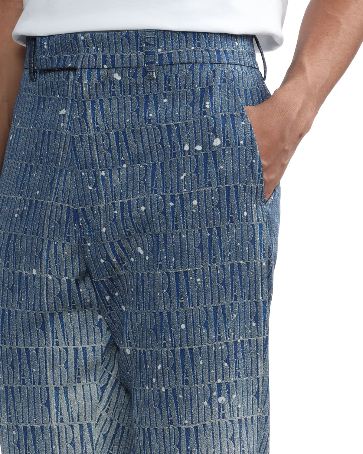 Logo gradient kick flare pants