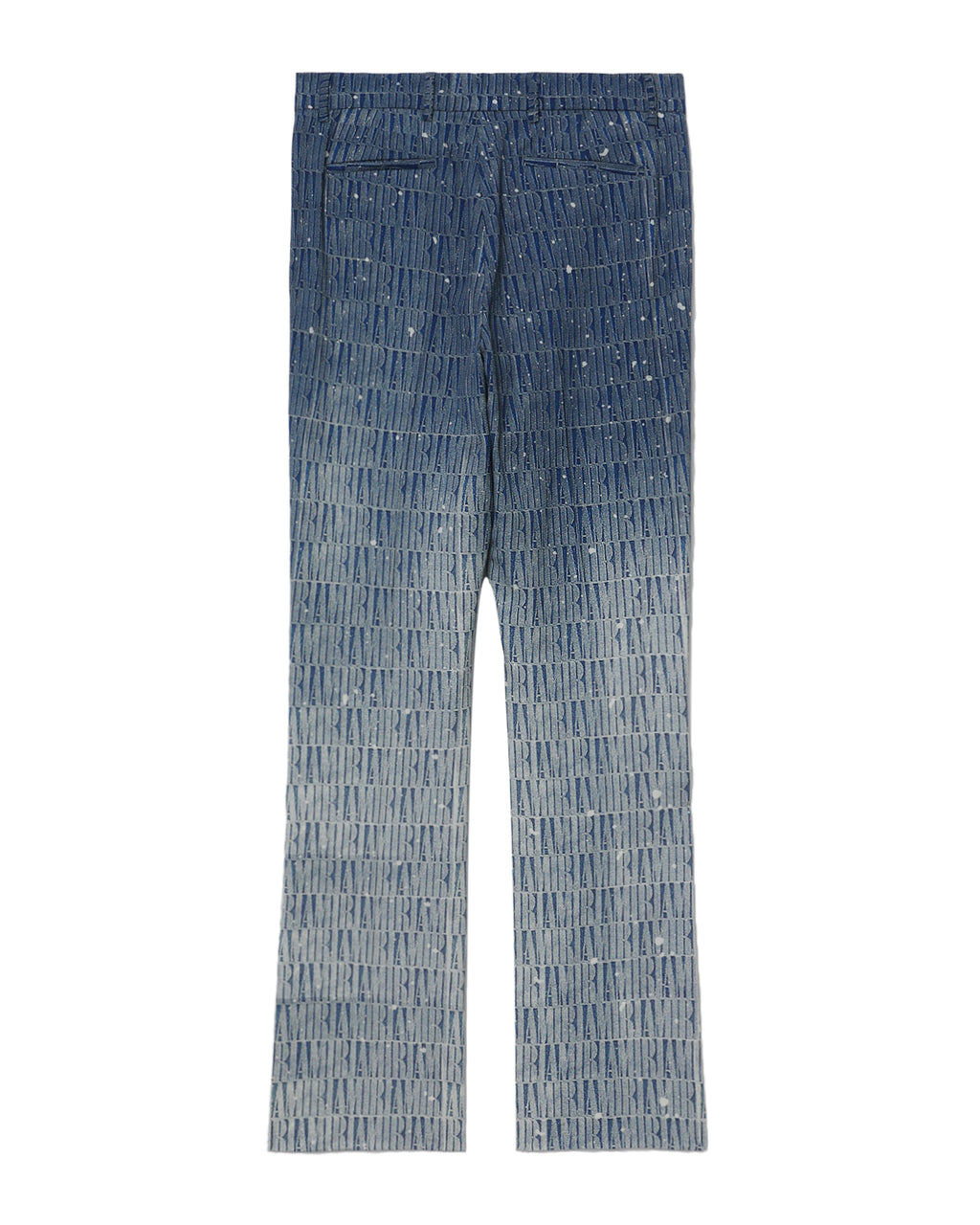 Logo gradient kick flare pants