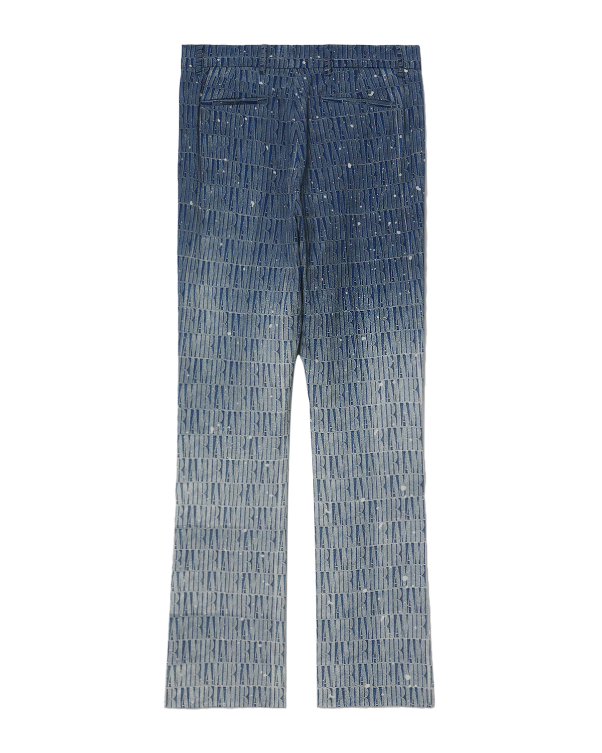 Logo gradient kick flare pants