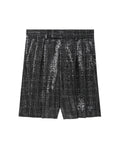 Sequin boucle shorts