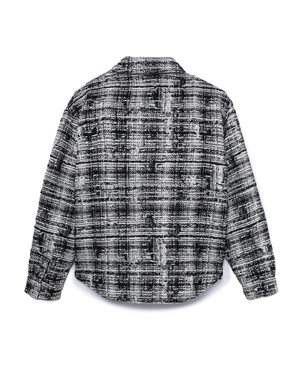 Tweed padded overshirt