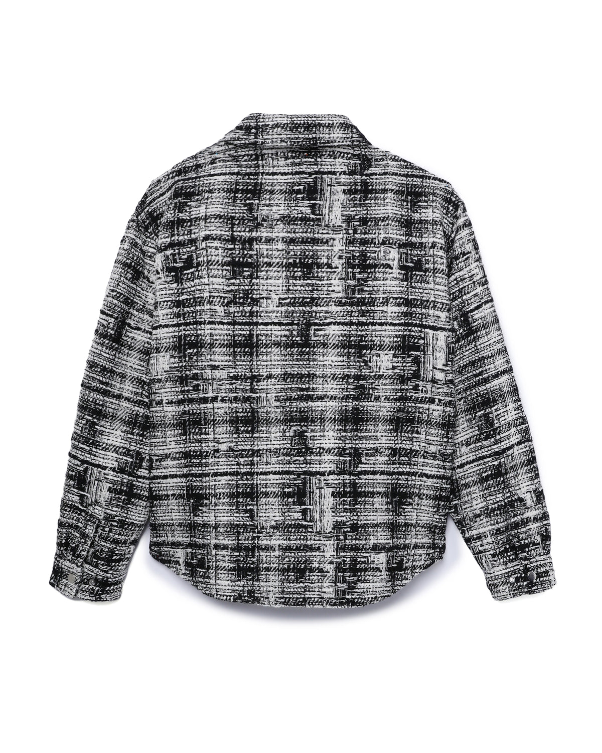 Tweed padded overshirt
