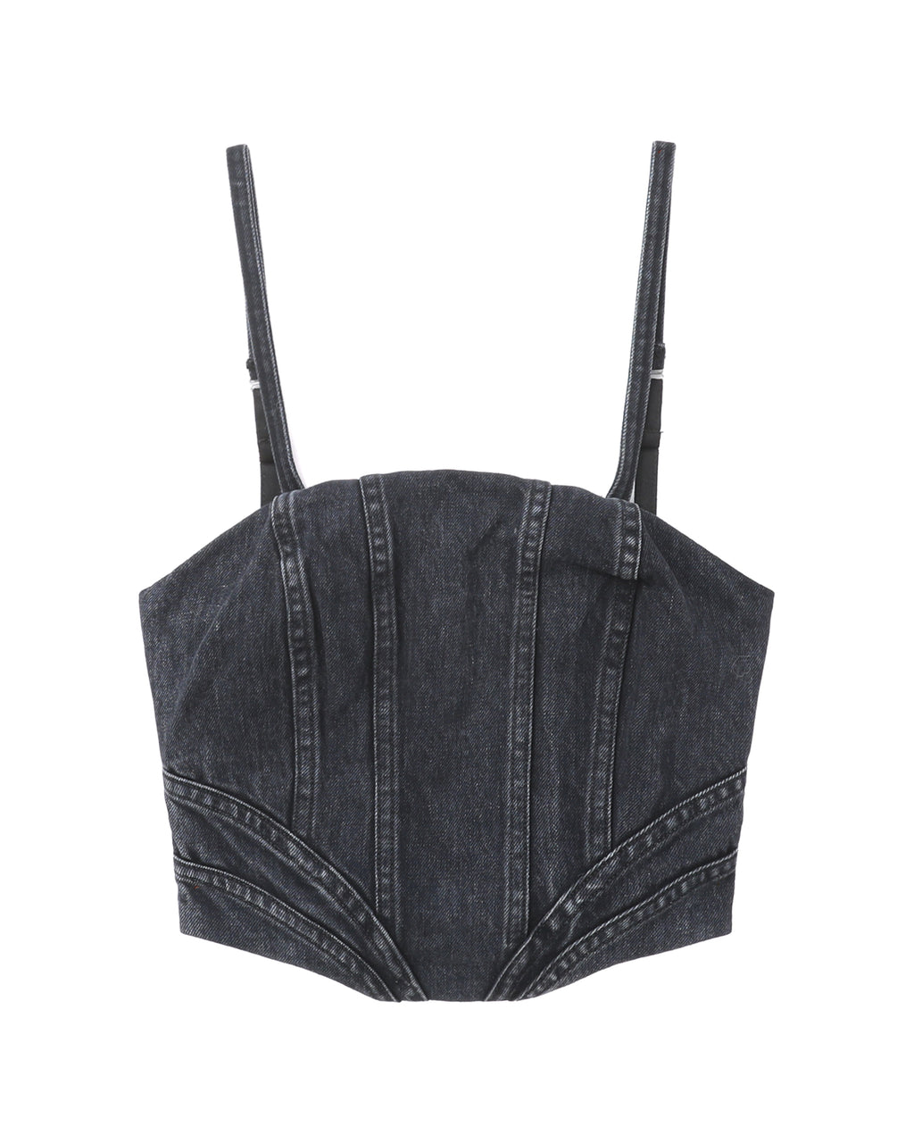 Denim bustier