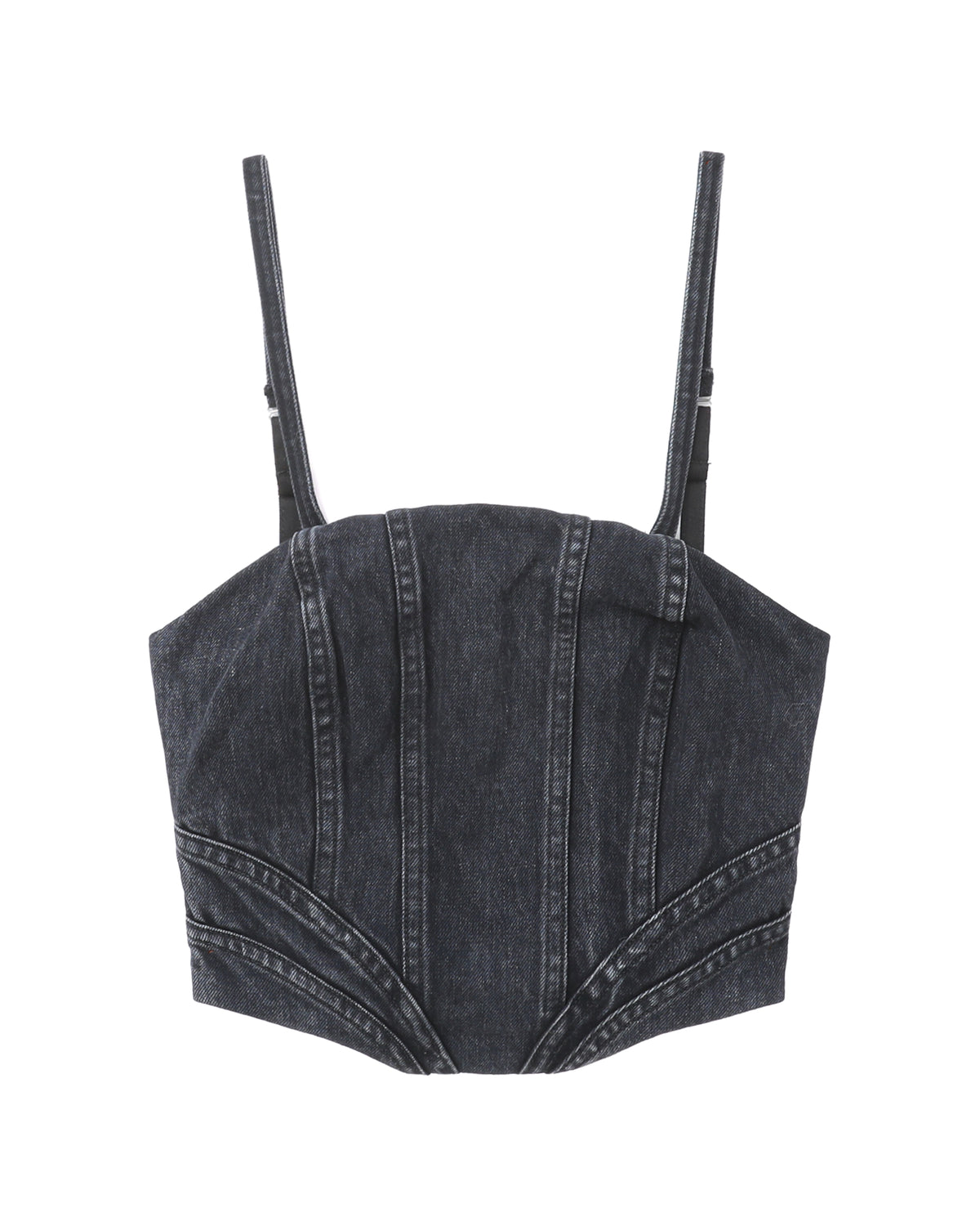Denim bustier