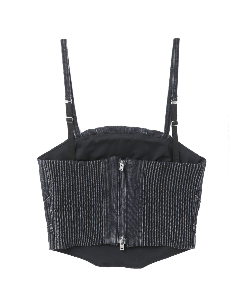 Denim bustier